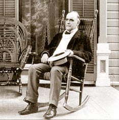 McKinley Campaignng on his Front Porch