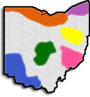 5 Geographic Regions of Ohio