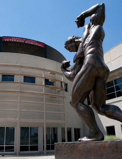 Arnold Sculpture at Vets Memorial