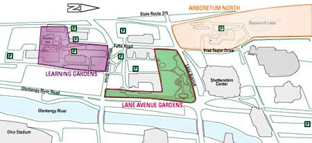 Chadwick Arboretum Map