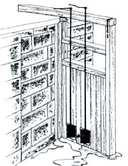 Lock wicket illustration