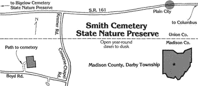 Smith Cemetery Map