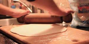 Rolling Pizza Dough