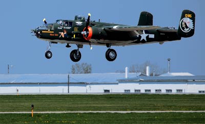 B29 Landing at Grimes Field